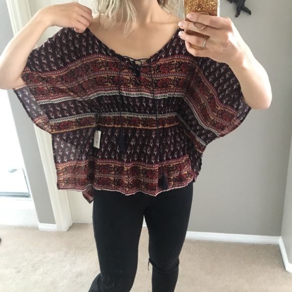 Boho flowy top - Picture 3 of 3